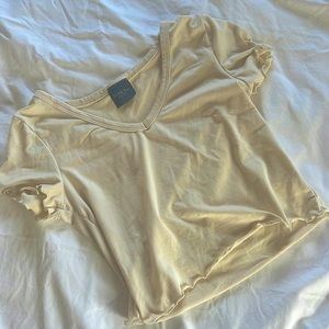 Olivia Rae Yellow Crop Top